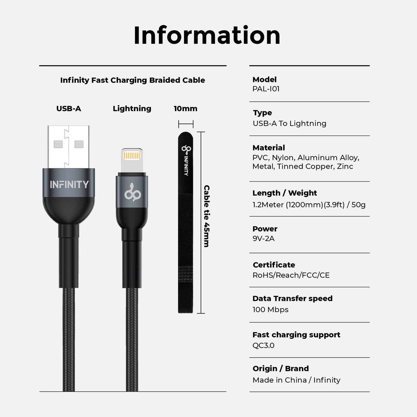 USB to Lightning 1.2M