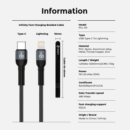 Type-c to Lightning 1.2M